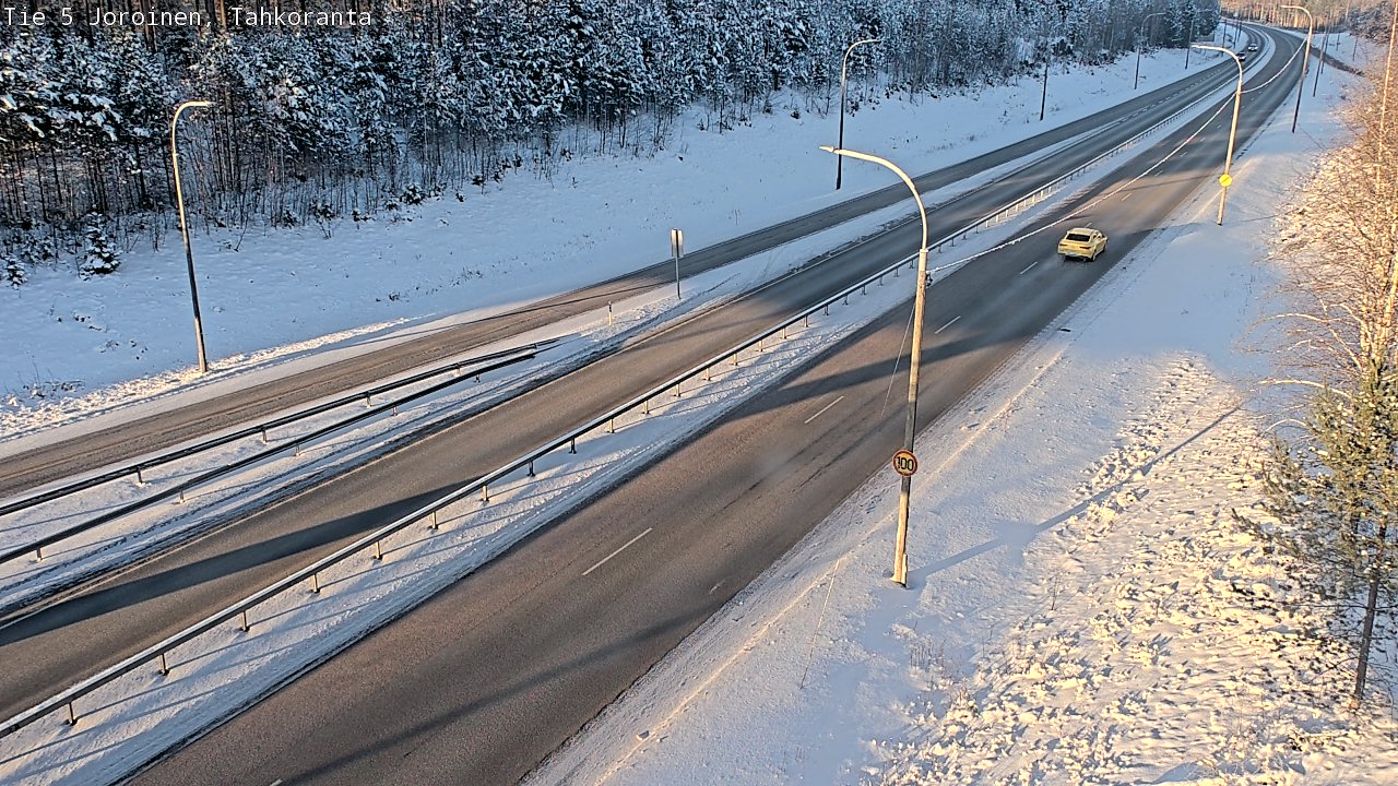 Weather Camera Image Road 5 Joroinen, Tahkoranta, Joroinen, Pohjois-Savo