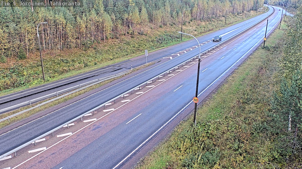 Weather Camera Image Road 5 Joroinen, Tahkoranta, Joroinen, Pohjois-Savo