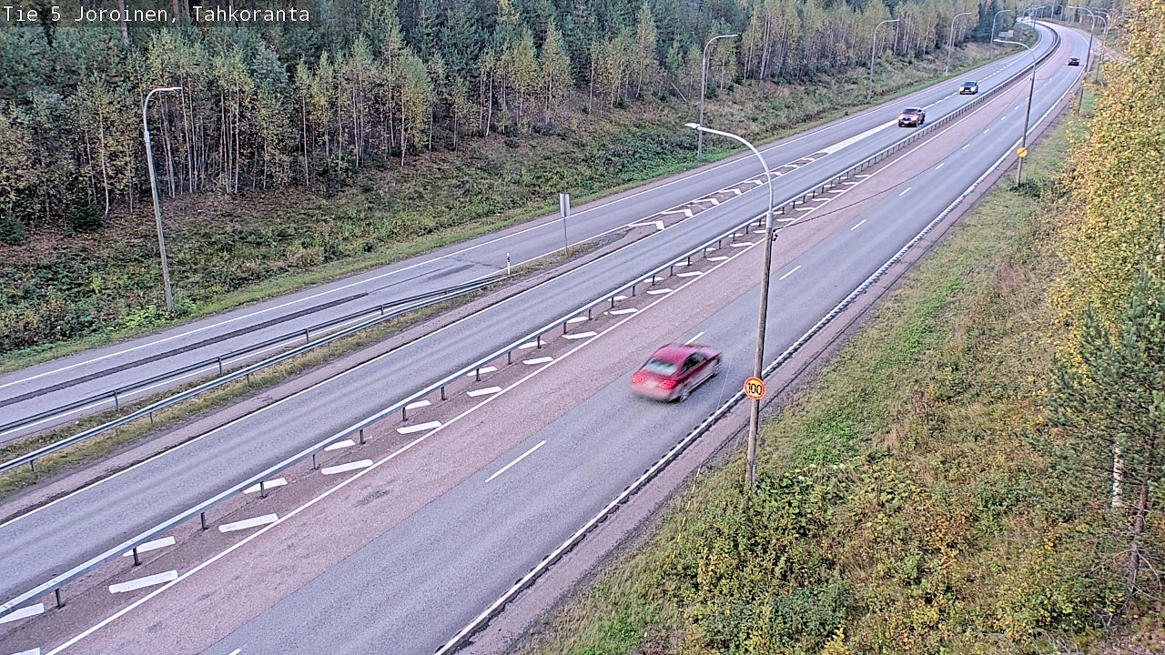 Weather Camera Image Väg 5 Jorois, Tahkoranta, Joroinen, Pohjois-Savo