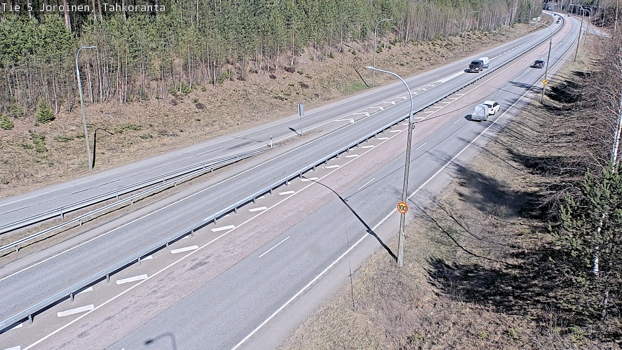 Weather Camera Image Road 5 Joroinen, Tahkoranta, Joroinen, Pohjois-Savo