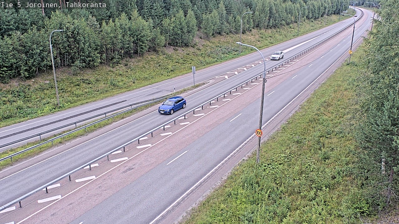 Weather Camera Image Väg 5 Jorois, Tahkoranta, Joroinen, Pohjois-Savo