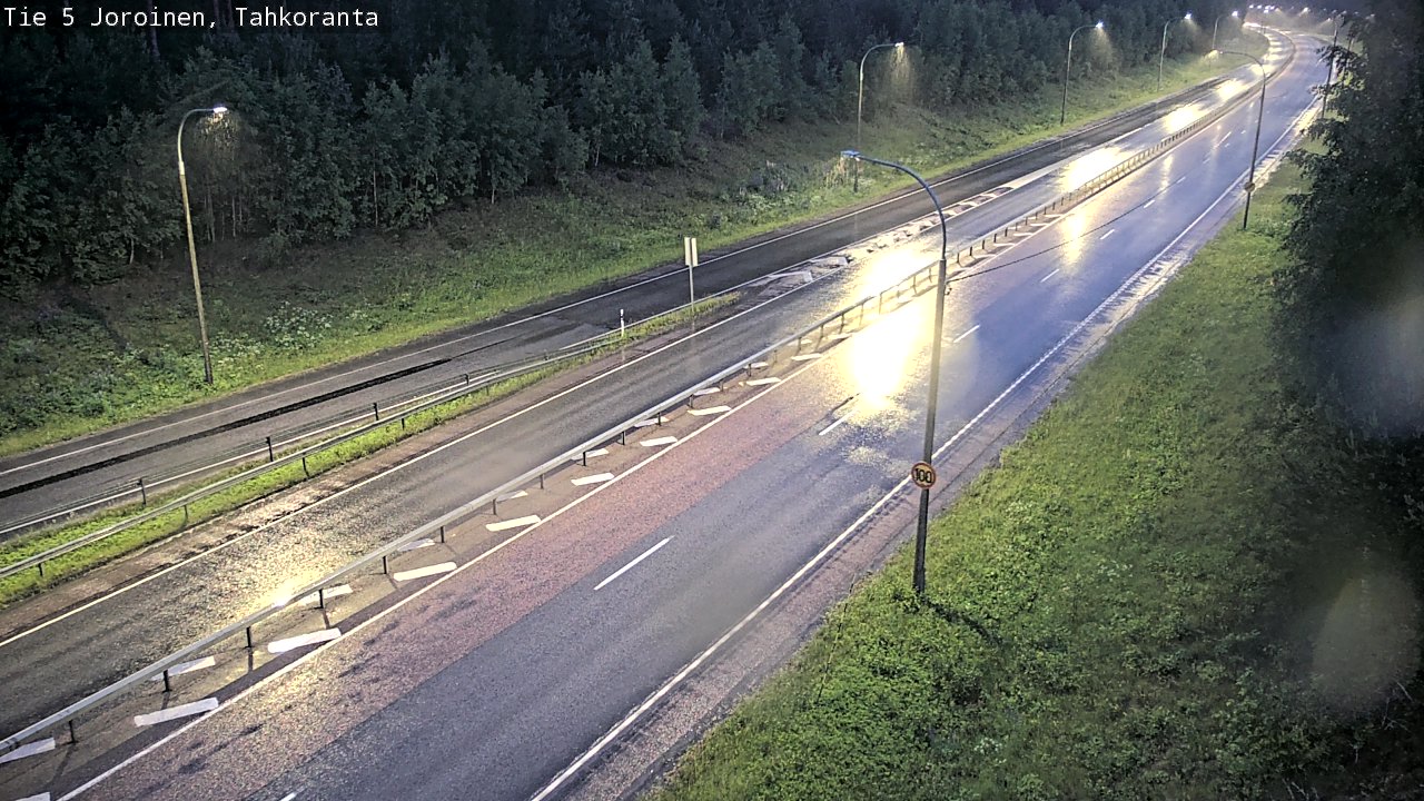 Weather Camera Image Road 5 Joroinen, Tahkoranta, Joroinen, Pohjois-Savo