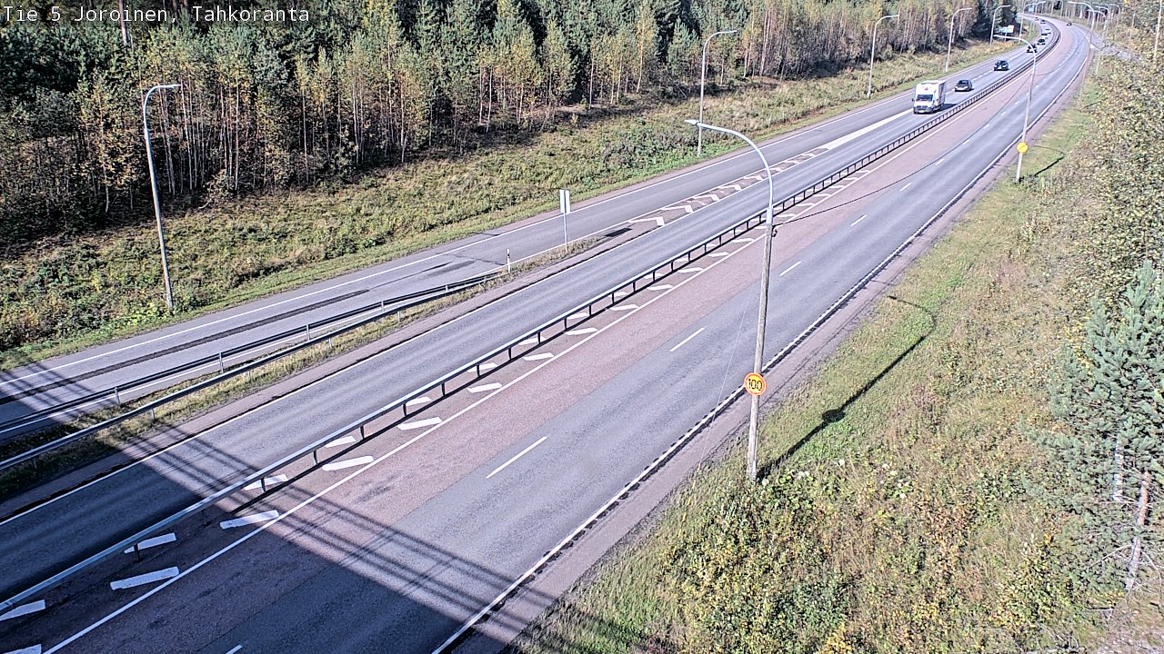 Weather Camera Image Road 5 Joroinen, Tahkoranta, Joroinen, Pohjois-Savo