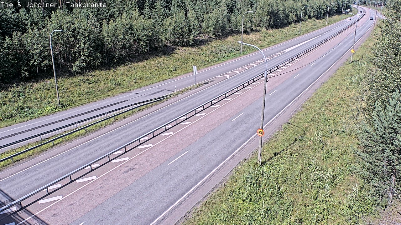 Kelikamerat Kuva Tie 5 Joroinen, Tahkoranta, Joroinen, Pohjois-Savo