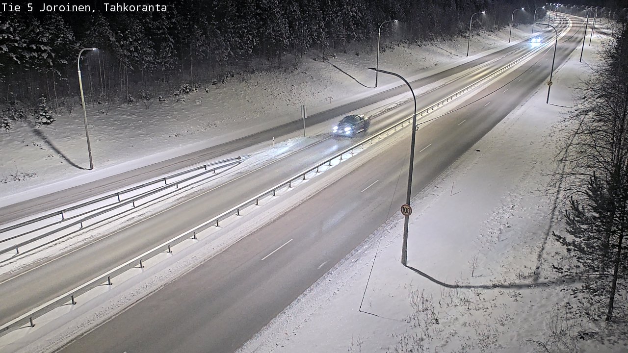 Weather Camera Image Road 5 Joroinen, Tahkoranta, Joroinen, Pohjois-Savo