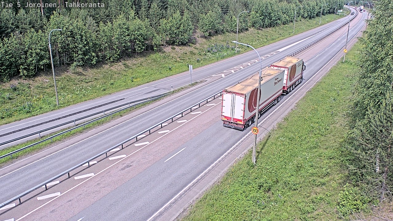 Weather Camera Image Road 5 Joroinen, Tahkoranta, Joroinen, Pohjois-Savo