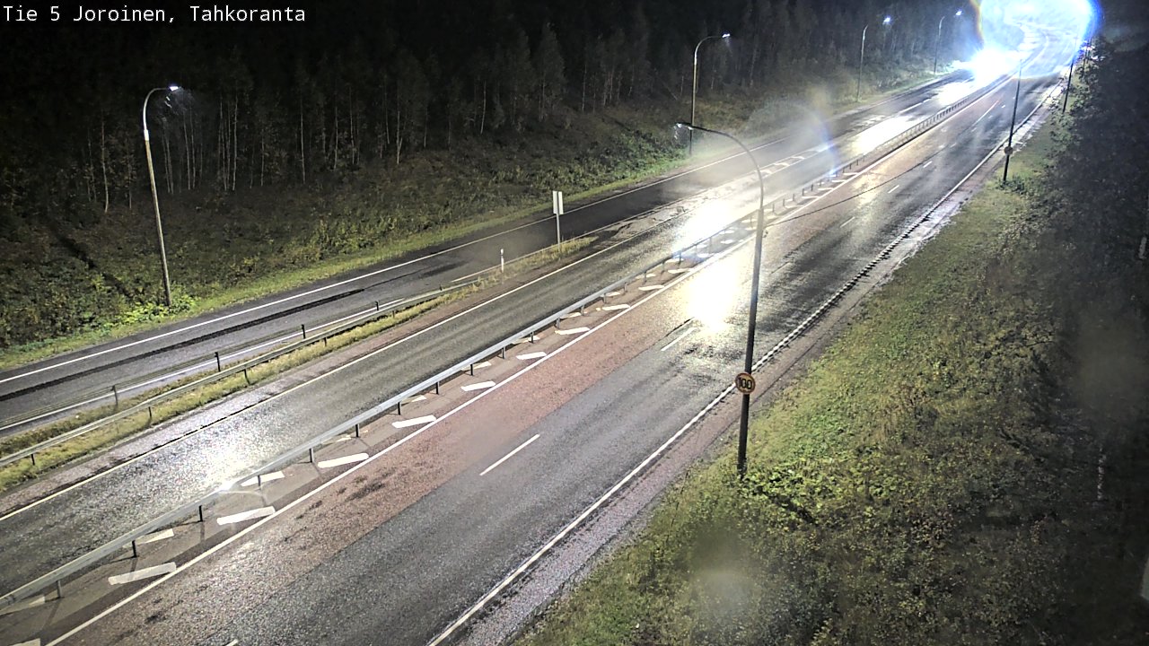 Weather Camera Image Väg 5 Jorois, Tahkoranta, Joroinen, Pohjois-Savo