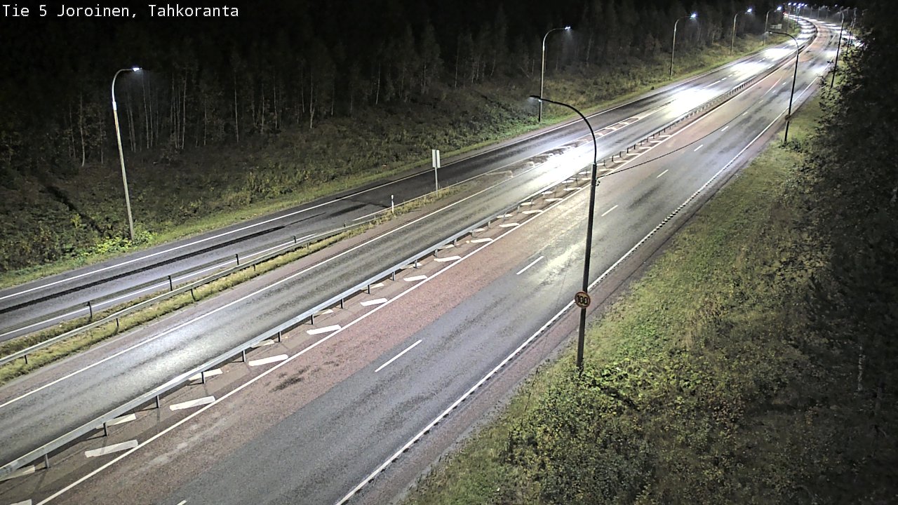 Weather Camera Image Väg 5 Jorois, Tahkoranta, Joroinen, Pohjois-Savo
