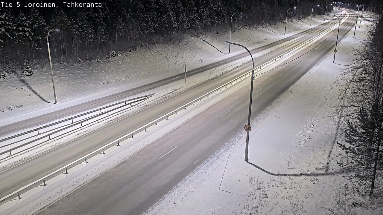 Weather Camera Image Road 5 Joroinen, Tahkoranta, Joroinen, Pohjois-Savo