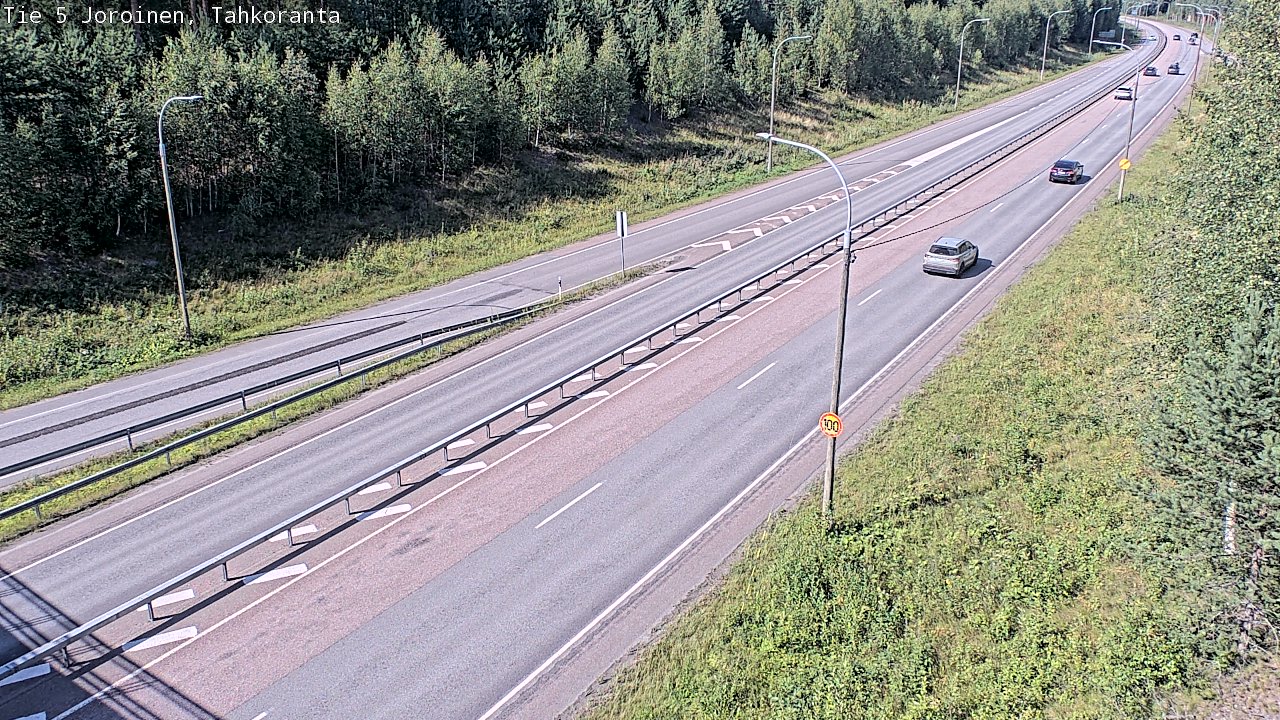 Kelikamerat Kuva Tie 5 Joroinen, Tahkoranta, Joroinen, Pohjois-Savo