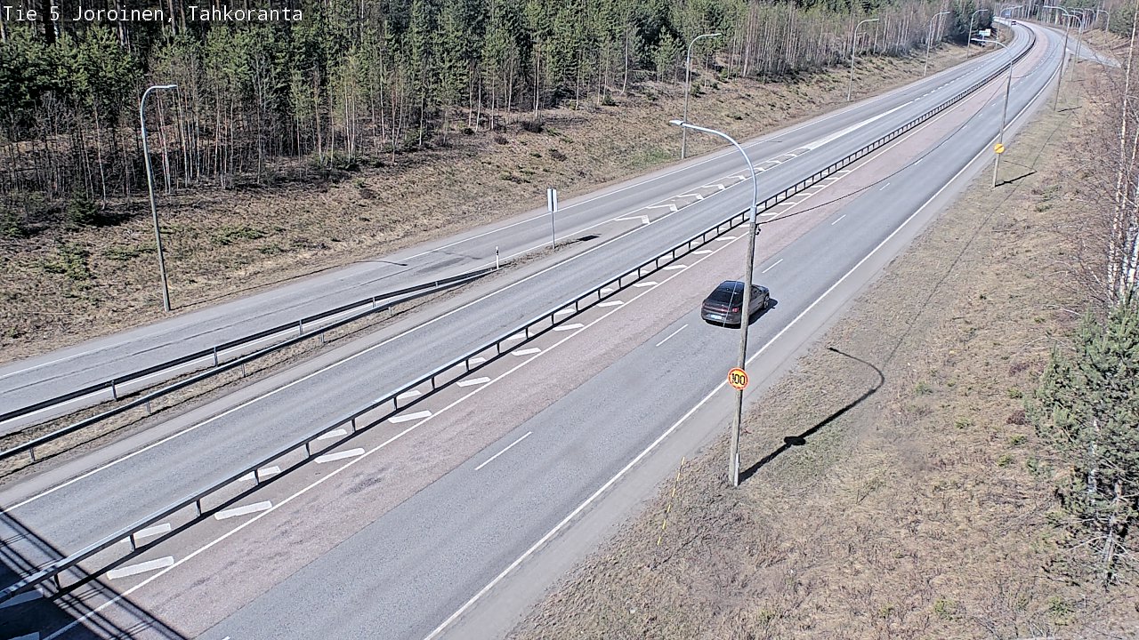 Weather Camera Image Väg 5 Jorois, Tahkoranta, Joroinen, Pohjois-Savo