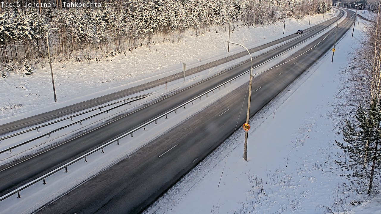 Weather Camera Image Road 5 Joroinen, Tahkoranta, Joroinen, Pohjois-Savo
