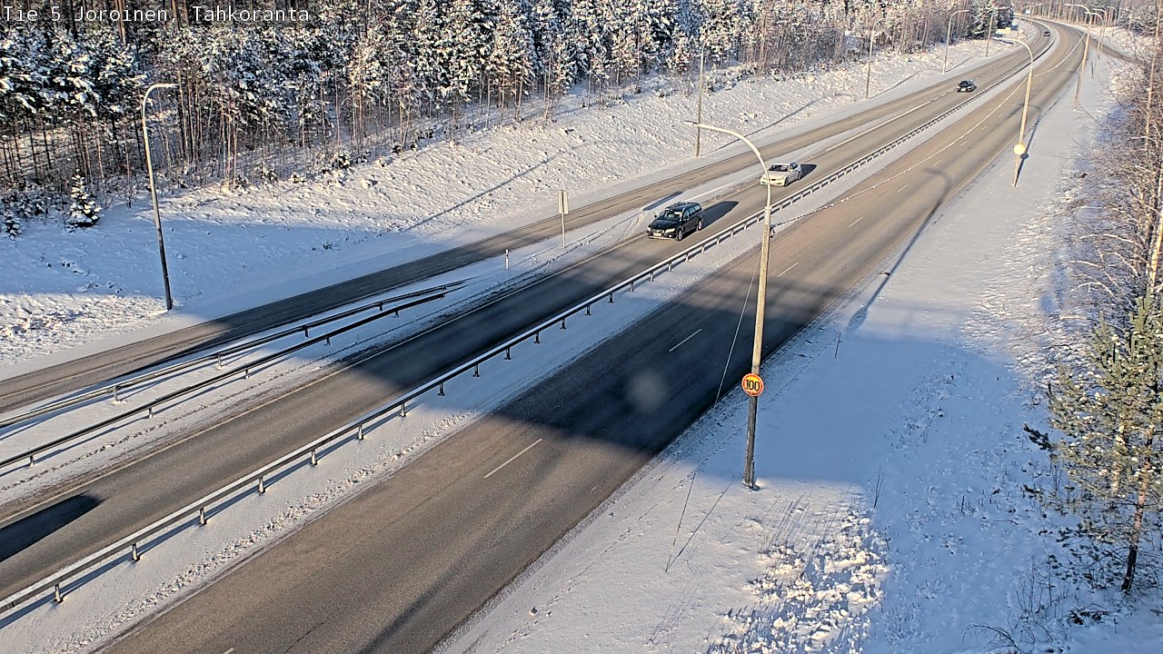 Weather Camera Image Road 5 Joroinen, Tahkoranta, Joroinen, Pohjois-Savo