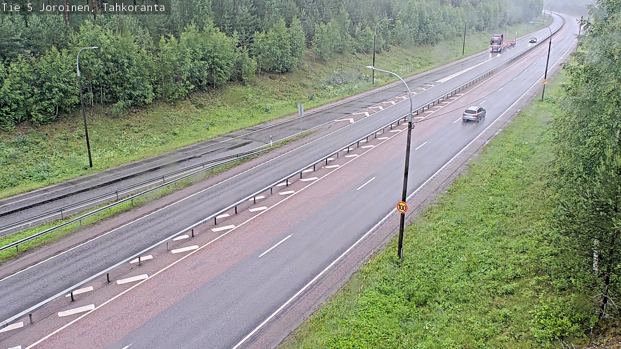 Weather Camera Image Väg 5 Jorois, Tahkoranta, Joroinen, Pohjois-Savo