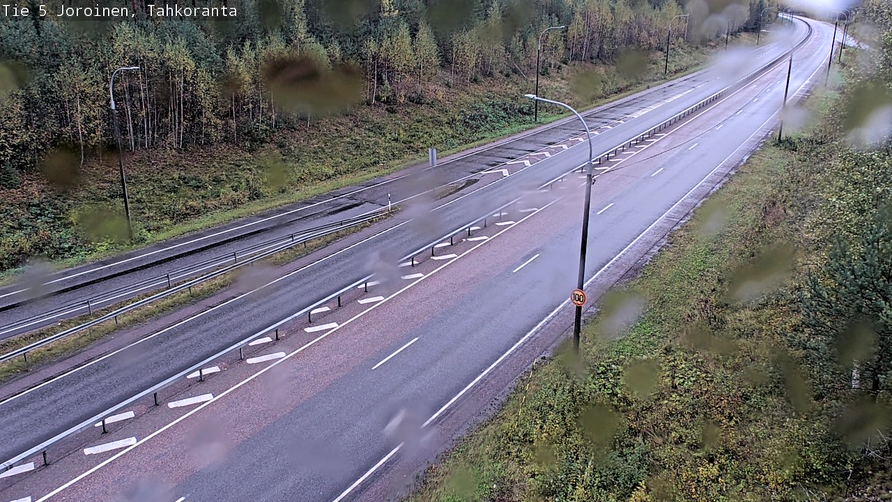 Weather Camera Image Väg 5 Jorois, Tahkoranta, Joroinen, Pohjois-Savo