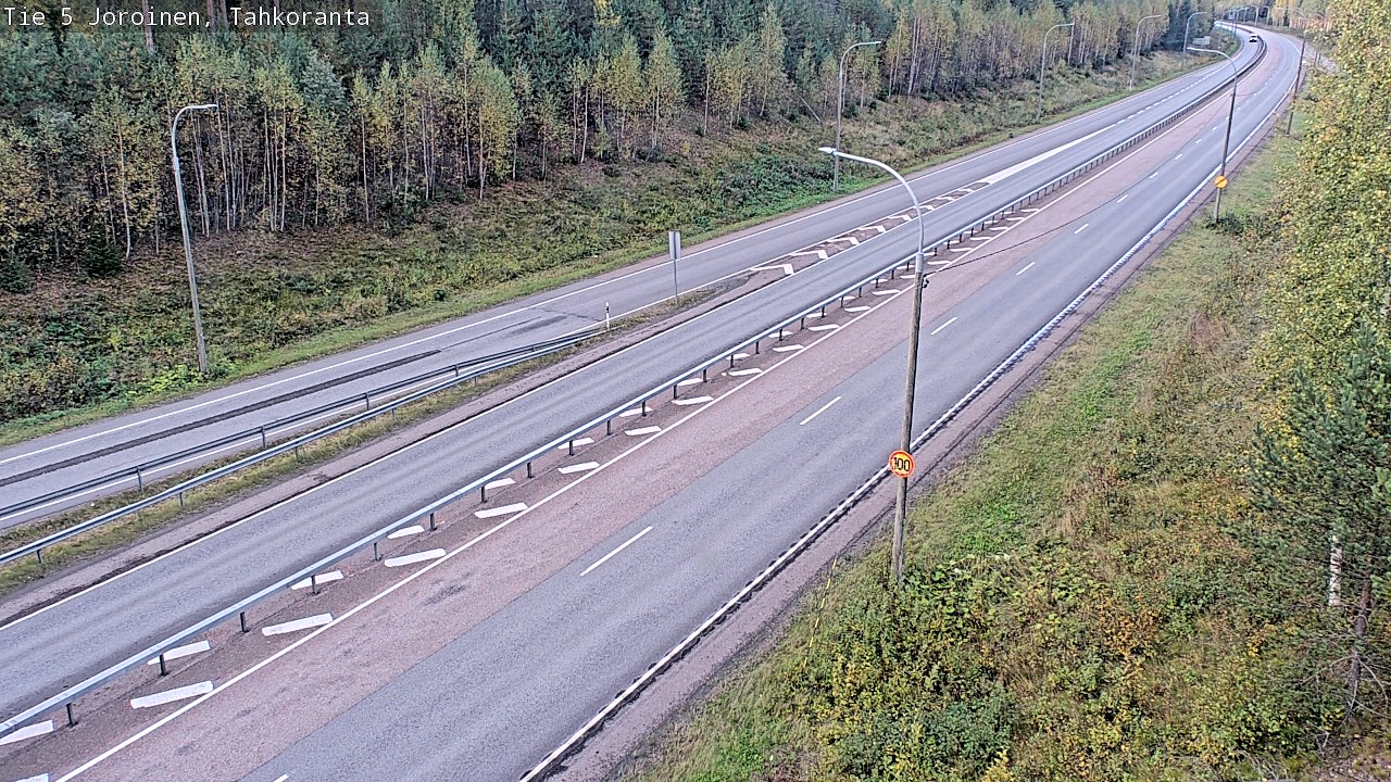 Weather Camera Image Väg 5 Jorois, Tahkoranta, Joroinen, Pohjois-Savo