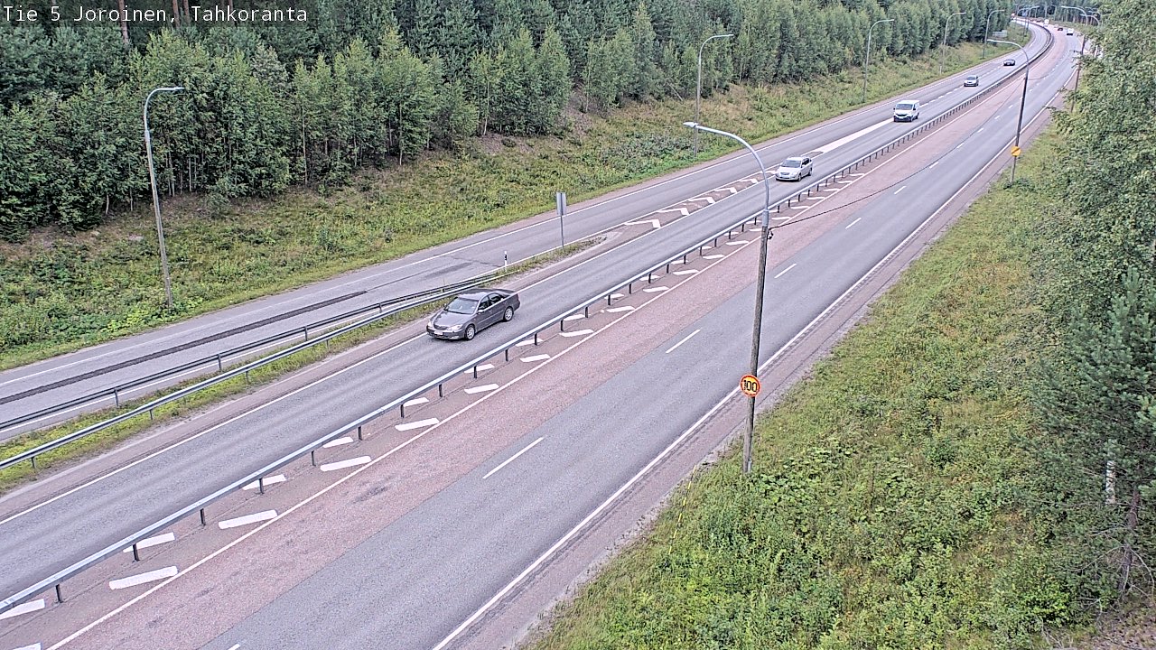 Weather Camera Image Väg 5 Jorois, Tahkoranta, Joroinen, Pohjois-Savo