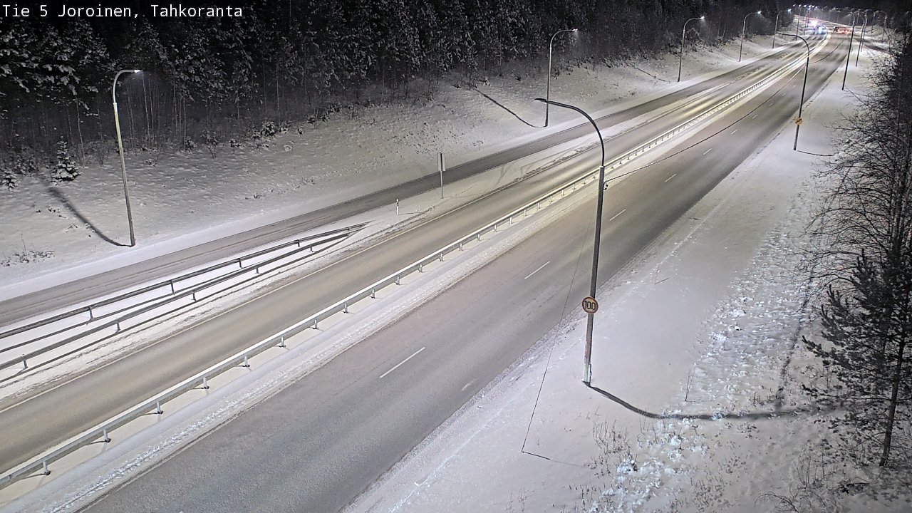 Weather Camera Image Road 5 Joroinen, Tahkoranta, Joroinen, Pohjois-Savo