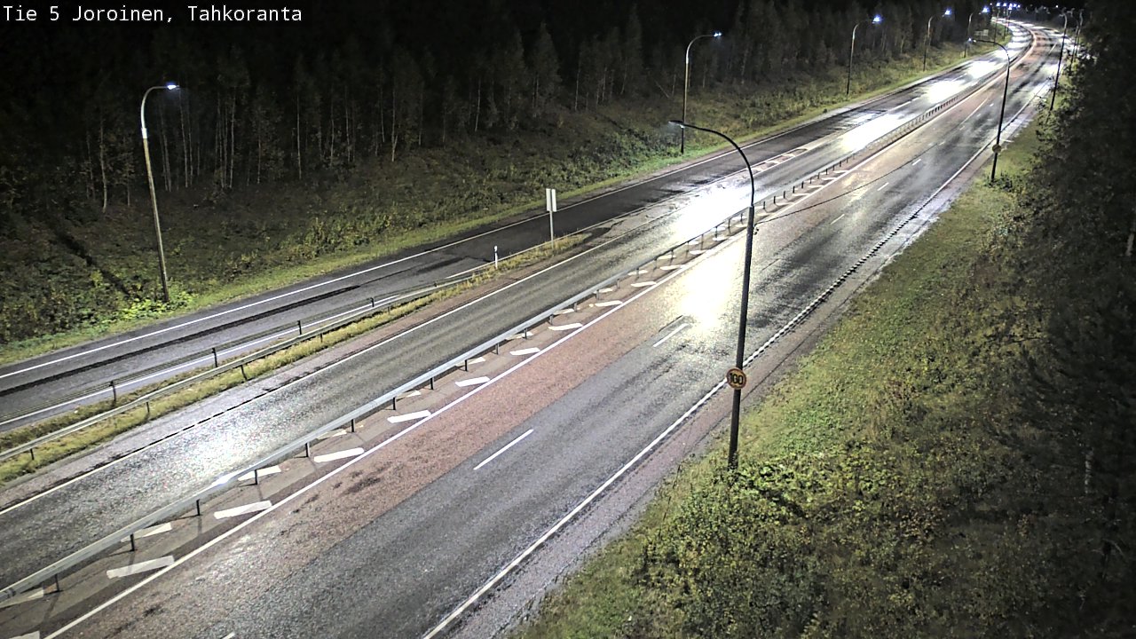 Weather Camera Image Väg 5 Jorois, Tahkoranta, Joroinen, Pohjois-Savo