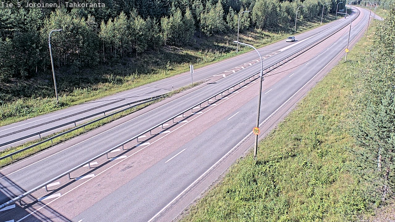 Kelikamerat Kuva Tie 5 Joroinen, Tahkoranta, Joroinen, Pohjois-Savo