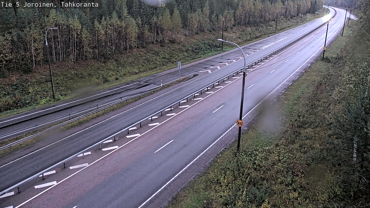 Weather Camera Image Väg 5 Jorois, Tahkoranta, Joroinen, Pohjois-Savo