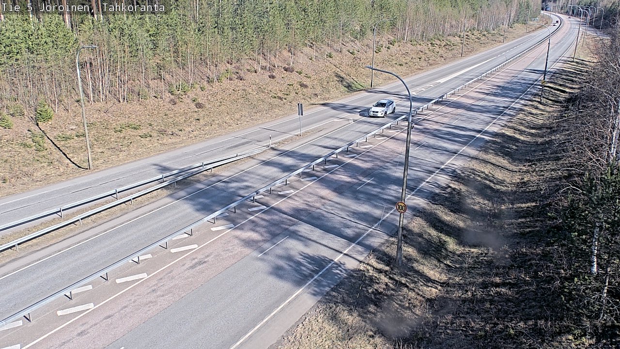 Weather Camera Image Road 5 Joroinen, Tahkoranta, Joroinen, Pohjois-Savo