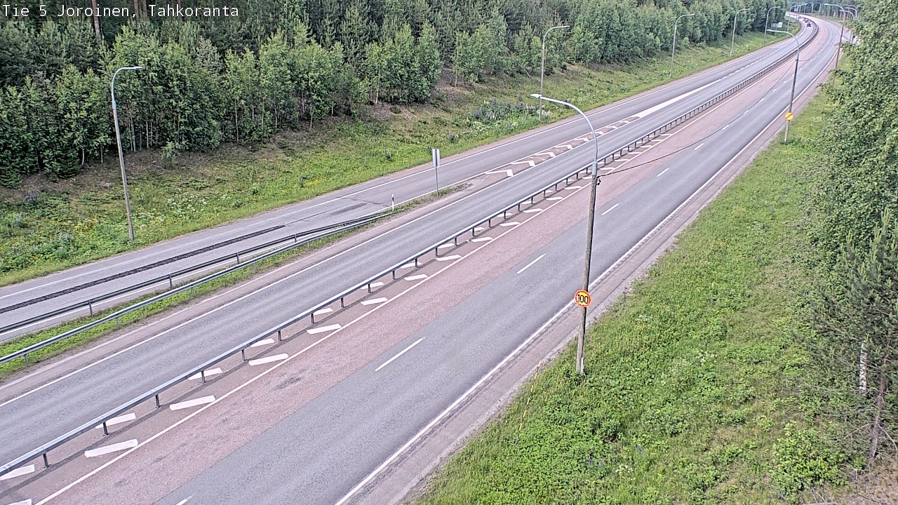 Weather Camera Image Road 5 Joroinen, Tahkoranta, Joroinen, Pohjois-Savo