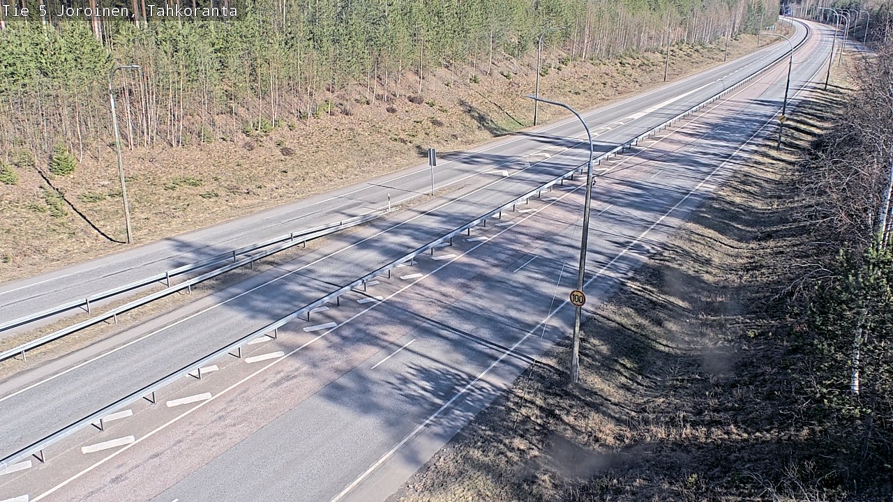 Weather Camera Image Road 5 Joroinen, Tahkoranta, Joroinen, Pohjois-Savo