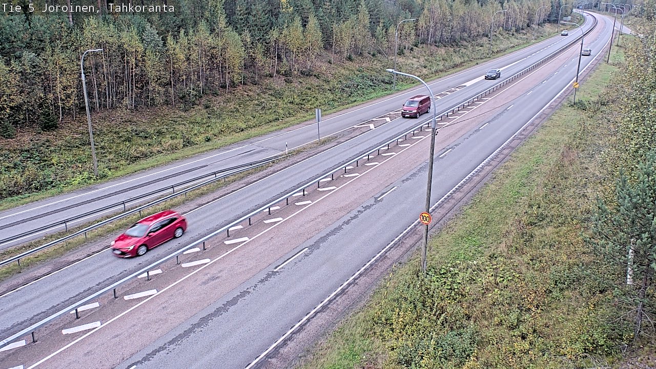 Weather Camera Image Väg 5 Jorois, Tahkoranta, Joroinen, Pohjois-Savo