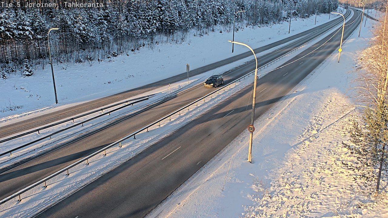 Weather Camera Image Road 5 Joroinen, Tahkoranta, Joroinen, Pohjois-Savo
