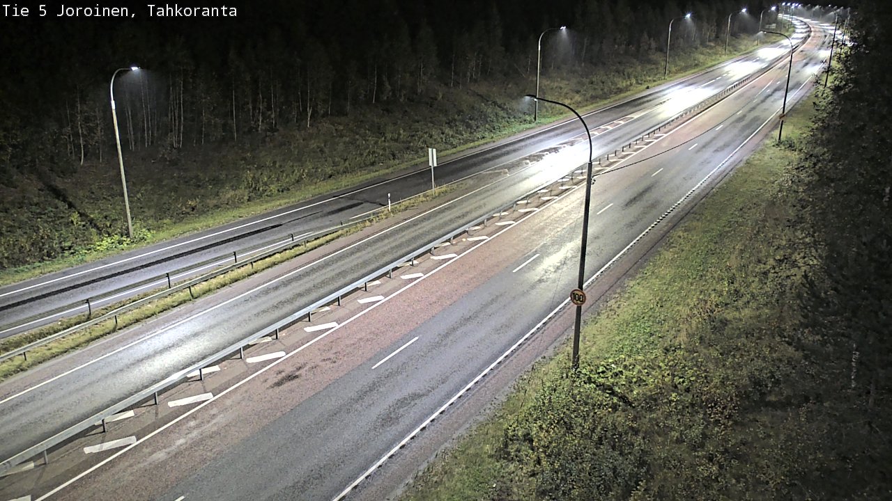Weather Camera Image Väg 5 Jorois, Tahkoranta, Joroinen, Pohjois-Savo