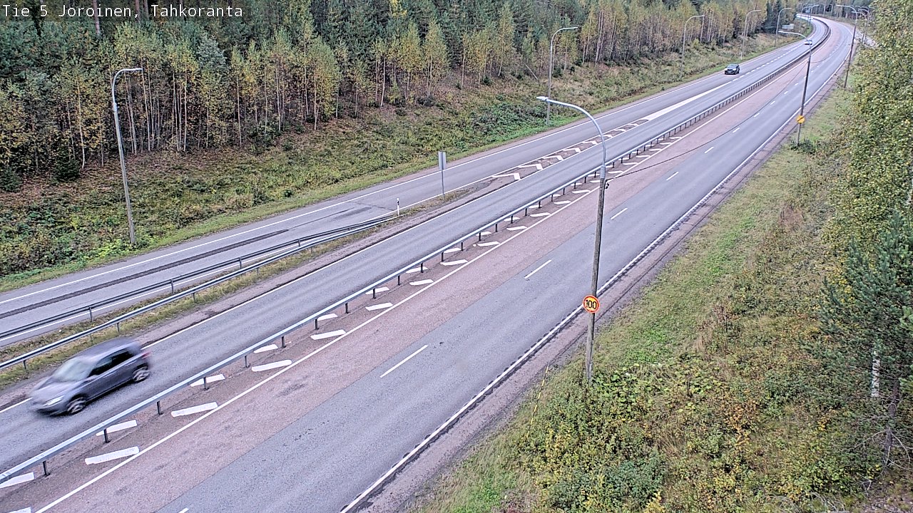 Weather Camera Image Väg 5 Jorois, Tahkoranta, Joroinen, Pohjois-Savo