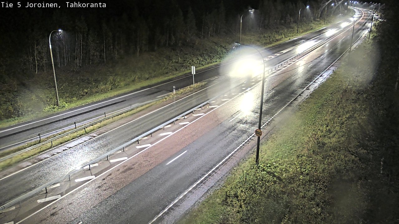 Weather Camera Image Väg 5 Jorois, Tahkoranta, Joroinen, Pohjois-Savo