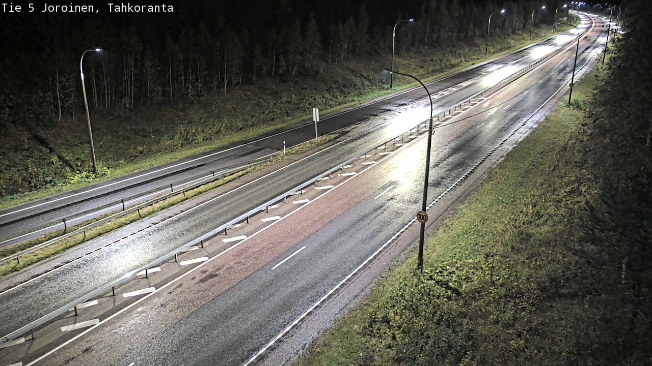 Weather Camera Image Väg 5 Jorois, Tahkoranta, Joroinen, Pohjois-Savo
