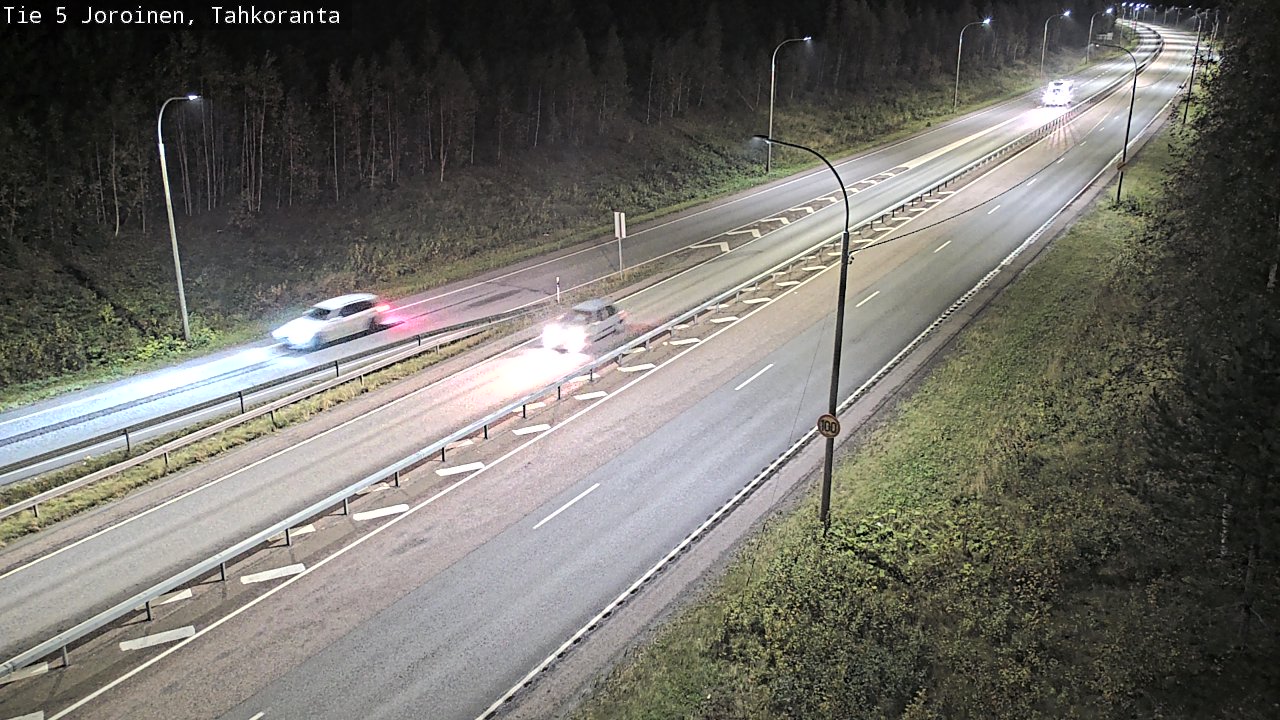 Weather Camera Image Väg 5 Jorois, Tahkoranta, Joroinen, Pohjois-Savo