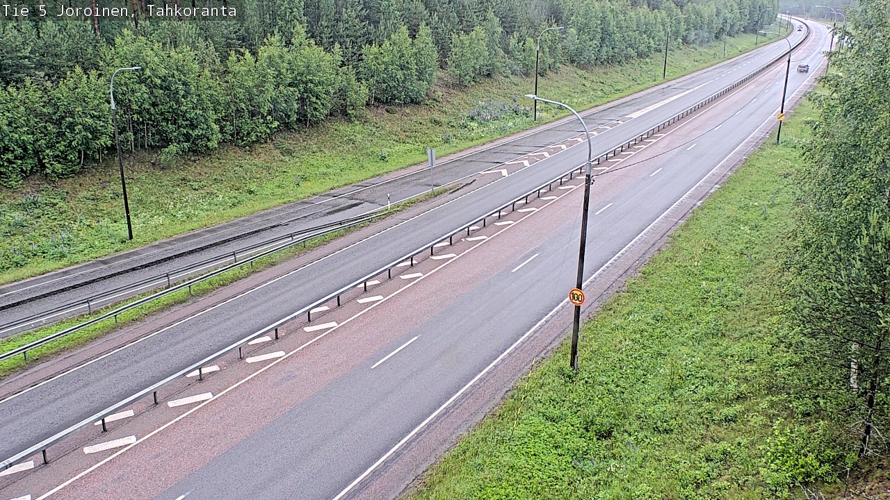 Weather Camera Image Väg 5 Jorois, Tahkoranta, Joroinen, Pohjois-Savo
