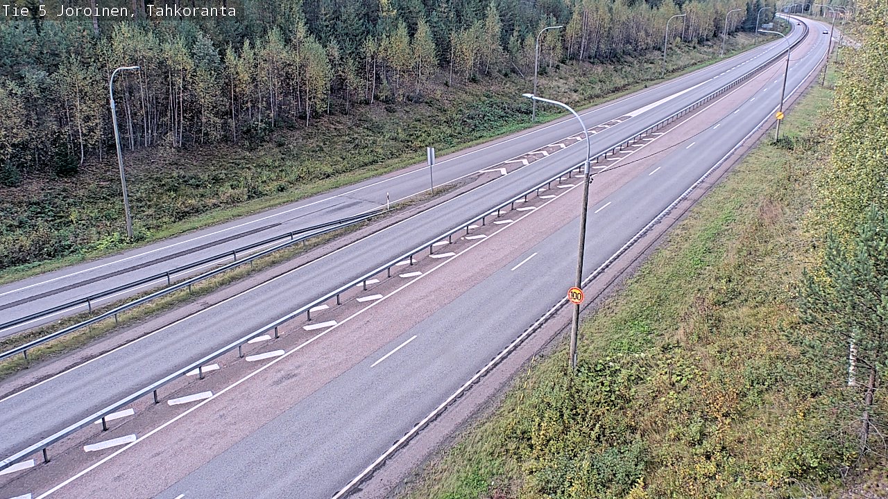 Weather Camera Image Väg 5 Jorois, Tahkoranta, Joroinen, Pohjois-Savo