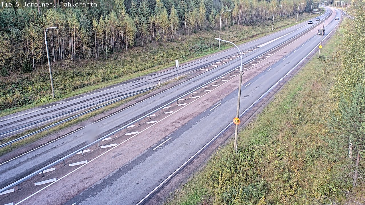 Weather Camera Image Väg 5 Jorois, Tahkoranta, Joroinen, Pohjois-Savo