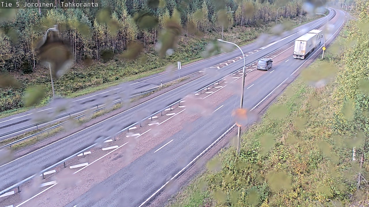 Weather Camera Image Väg 5 Jorois, Tahkoranta, Joroinen, Pohjois-Savo