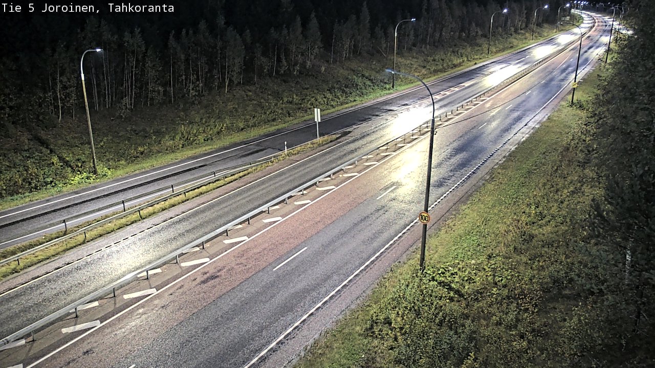 Weather Camera Image Väg 5 Jorois, Tahkoranta, Joroinen, Pohjois-Savo