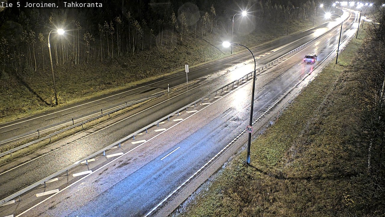 Weather Camera Image Väg 5 Jorois, Tahkoranta, Joroinen, Pohjois-Savo