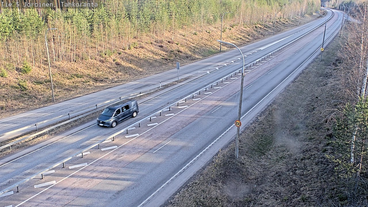 Kelikamerat Kuva Tie 5 Joroinen, Tahkoranta, Joroinen, Pohjois-Savo
