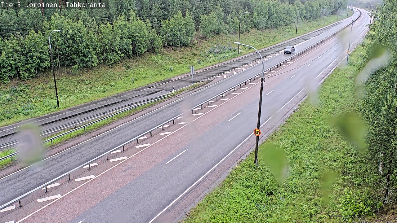 Weather Camera Image Väg 5 Jorois, Tahkoranta, Joroinen, Pohjois-Savo