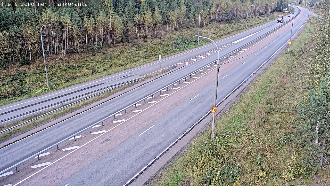 Weather Camera Image Road 5 Joroinen, Tahkoranta, Joroinen, Pohjois-Savo