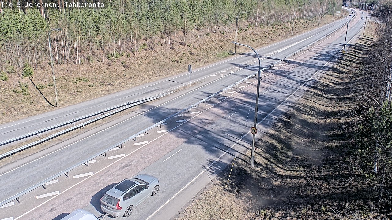 Weather Camera Image Road 5 Joroinen, Tahkoranta, Joroinen, Pohjois-Savo