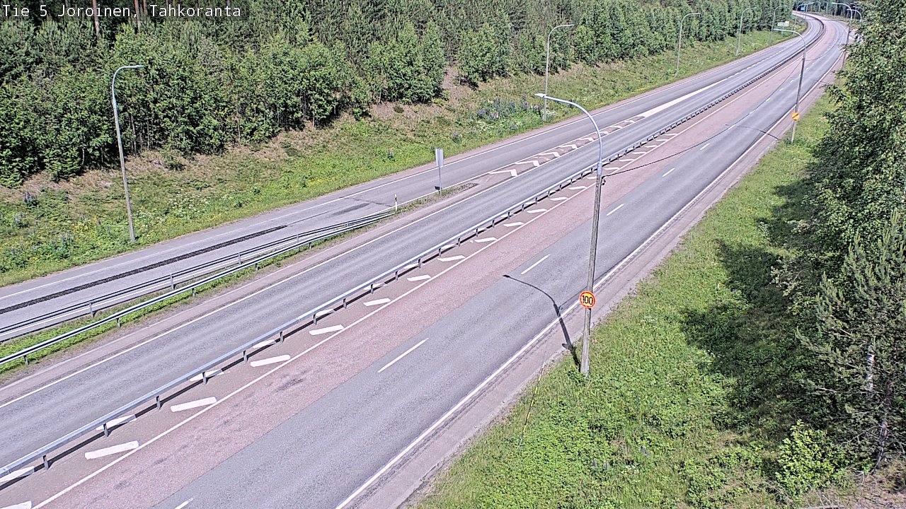 Weather Camera Image Road 5 Joroinen, Tahkoranta, Joroinen, Pohjois-Savo