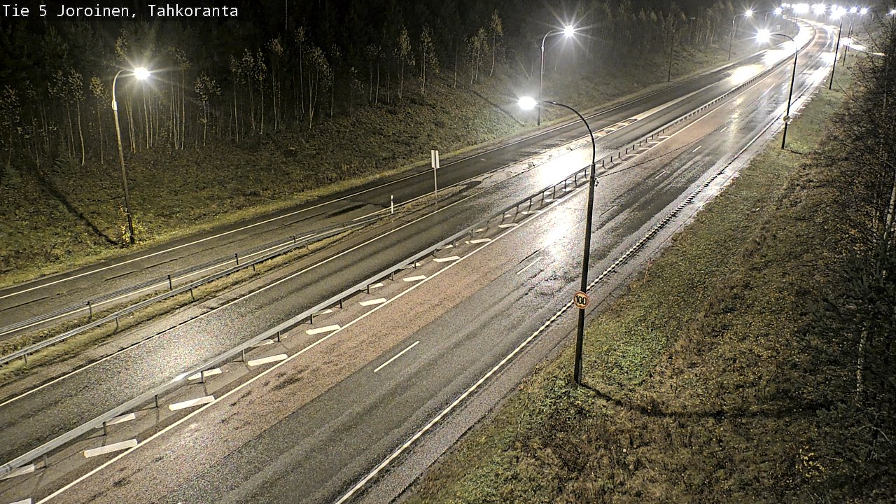 Weather Camera Image Väg 5 Jorois, Tahkoranta, Joroinen, Pohjois-Savo