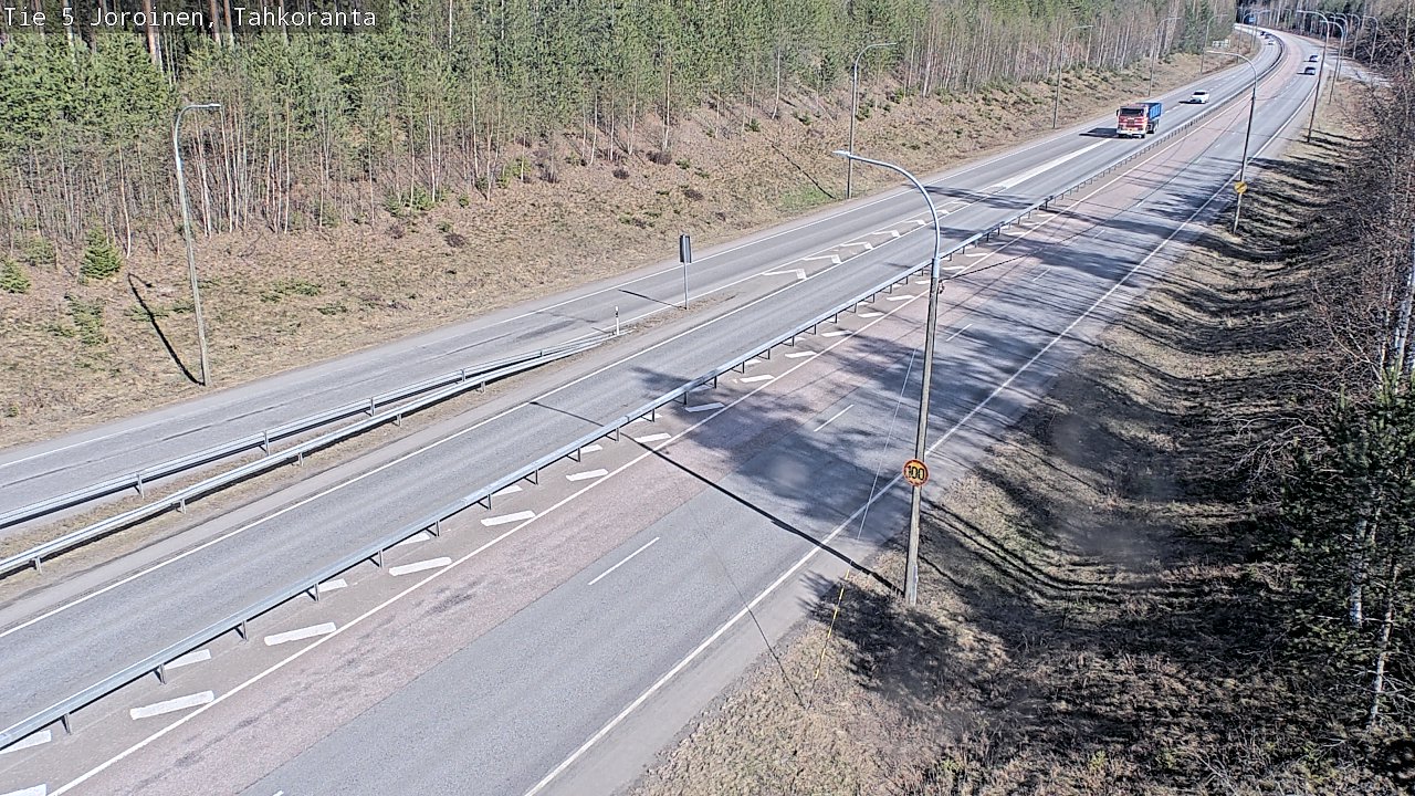 Weather Camera Image Road 5 Joroinen, Tahkoranta, Joroinen, Pohjois-Savo