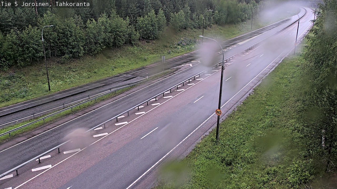 Weather Camera Image Road 5 Joroinen, Tahkoranta, Joroinen, Pohjois-Savo