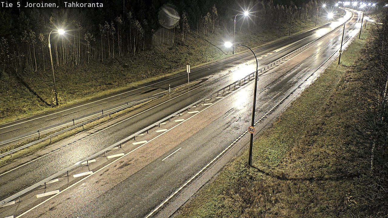 Weather Camera Image Road 5 Joroinen, Tahkoranta, Joroinen, Pohjois-Savo